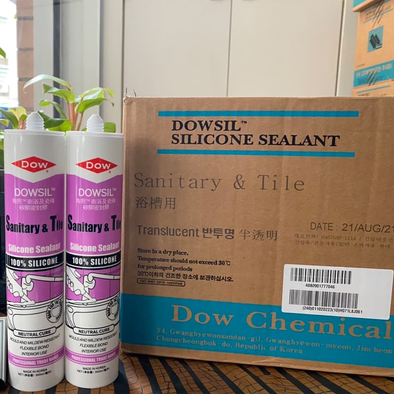 陶熙DOWSIL™ 衛浴磁磚防霉專用矽酮密封膠